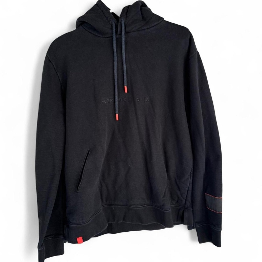 BANDIT RUNNING MEMBERSHIP HOODIE RARE SZ SMALL BLACK “KEEP GOING” LOGO